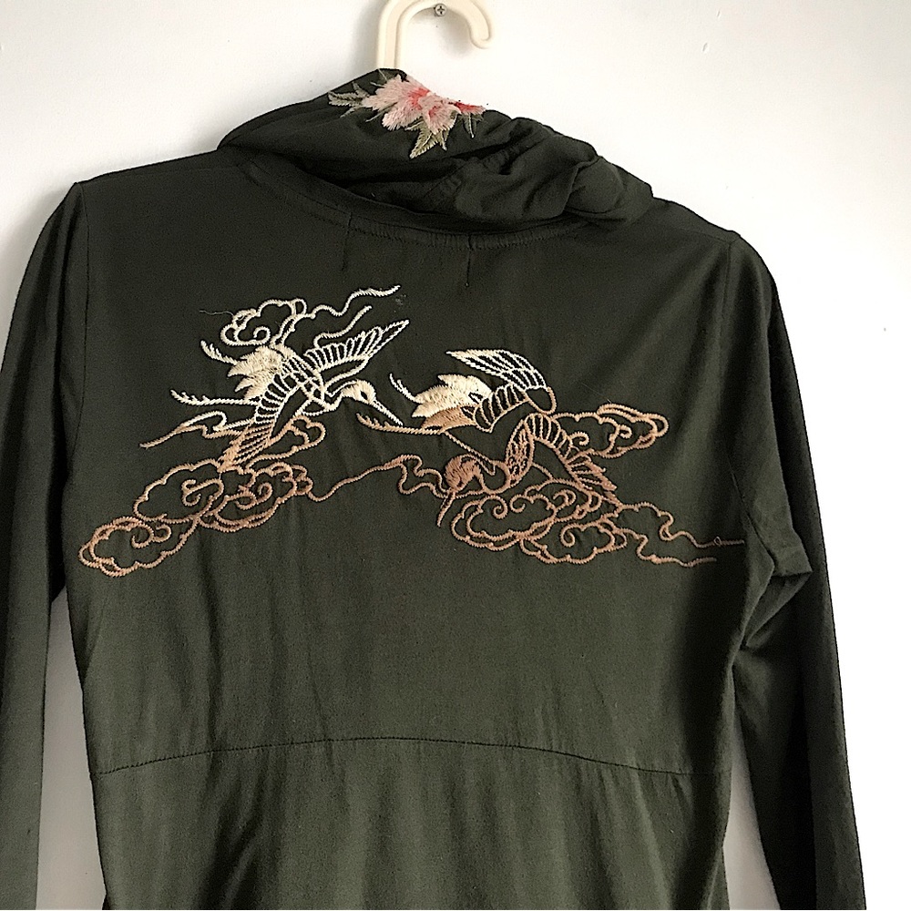 JWLA JOHNNY WAS Hoodie Embroidered Dress Tunic - Picture 5 of 10